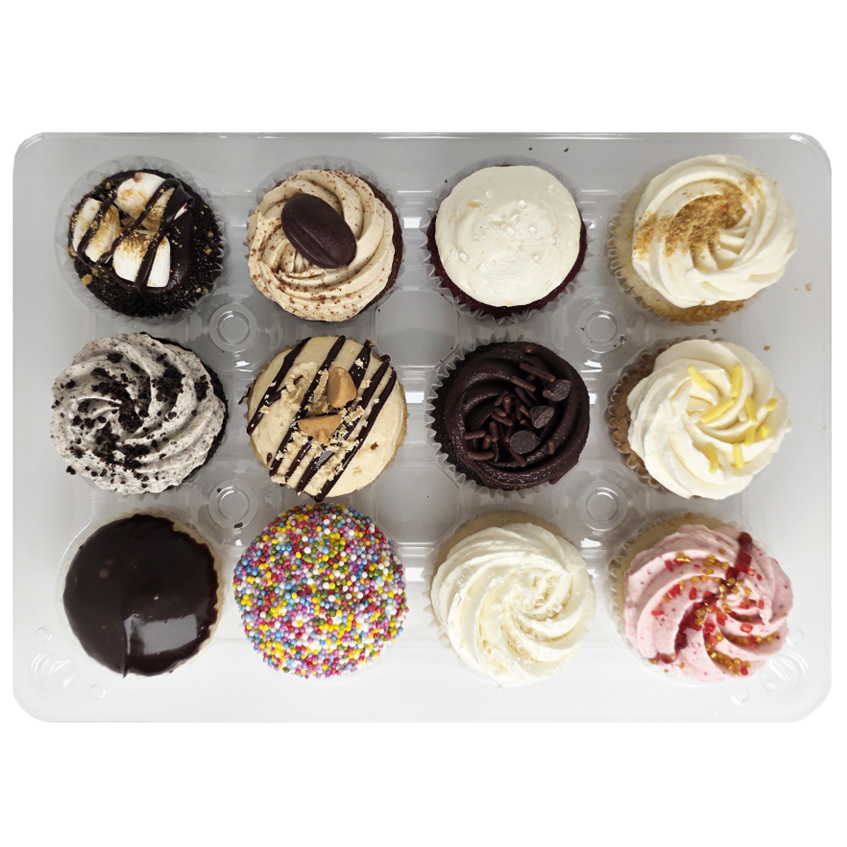 Dozen (12) Assorted Mix 'Em Up Mini Cupcakes