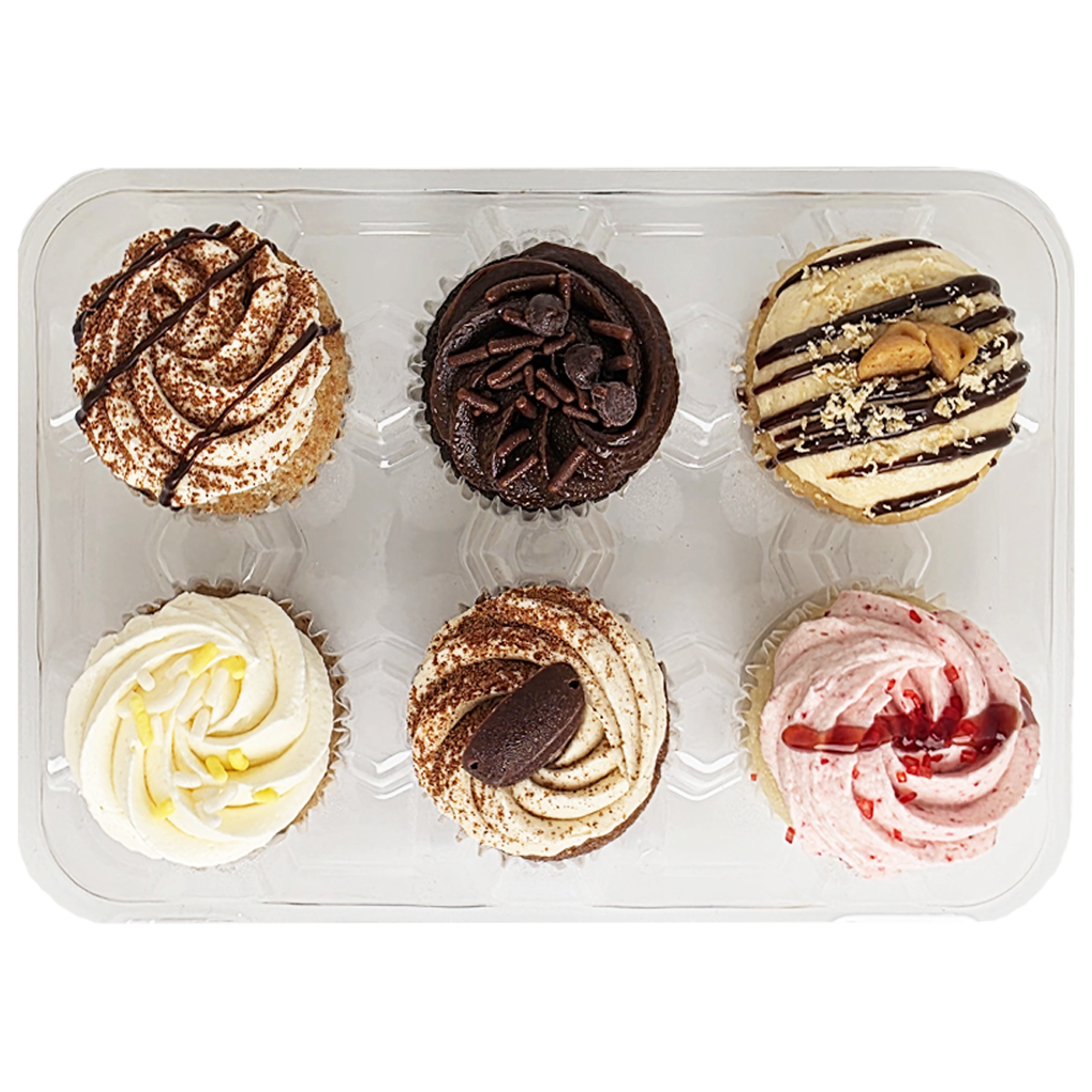 Half-Dozen (6) Assorted Mix 'Em Up Mini Cupcakes